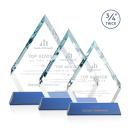Apex Blue on Newhaven Base Diamond Crystal Award