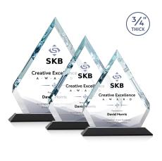 Apex Full Color Black Diamond Crystal Award - Awards and Gifts