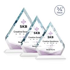 Apex Full Color White Diamond Crystal Award - Awards and Gifts