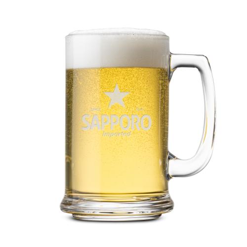 Corporate Gifts - Barware - Pilsners & Steins - Clarion Beer Stein - Deep Etch