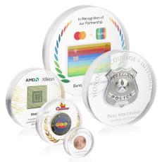 Embedment Circle Acrylic Award - Acrylic Awards