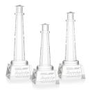 Lighthouse Clear on Robson Base Obelisk Crystal Award