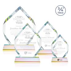 Royal Diamond Prismatic on Newhaven Polygon Crystal Award - Awards and Trophies