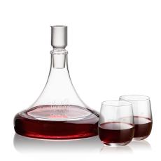 Ashby Decanter & Crestview Stemless Wine - Gift Sets