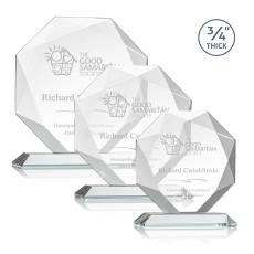 Bradford Starfire Polygon Crystal Award - Awards and Trophies