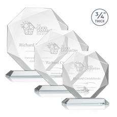 Bradford Starfire Polygon Crystal Award - Awards and Trophies