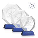 Bradford Blue on Newhaven Base Crystal Award