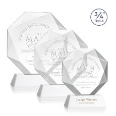 Bradford White on Newhaven Base Polygon Crystal Award - Awards and Trophies