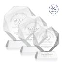 Bradford White on Newhaven Base Polygon Crystal Award