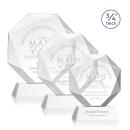 Bradford White on Newhaven Base Polygon Crystal Award