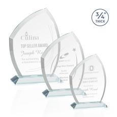 Daltry Clear Peaks Crystal Award - Awards and Trophies
