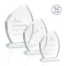 Daltry White  Unique Crystal Award - Awards and Trophies