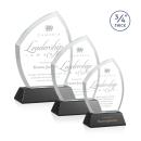 Daltry Black on Newhaven Base Unique Crystal Award