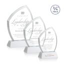 Daltry White on Newhaven Base Unique Crystal Award