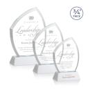 Daltry White on Newhaven Base Unique Crystal Award