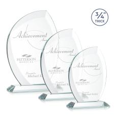 Wichita Clear Flame Crystal Award - Awards and Trophies