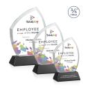 Daltry Full Color Black on Newhaven Base Peaks Crystal Award