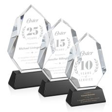 Norwood Black on Newhaven Base Polygon Crystal Award - Awards and Trophies