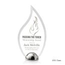 Vulcan Hemisphere Full Color Flame Acrylic Award
