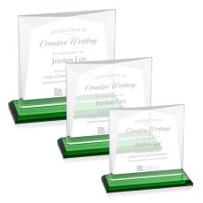 Tanner Green  Square / Cube Crystal Award - Awards and Trophies