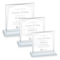 Tanner White  Square / Cube Crystal Award - Awards and Trophies