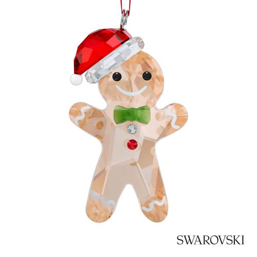 Corporate Gifts - Ornaments - Swarovski&reg; Holiday Cheers Ornament - Gingerbread Man