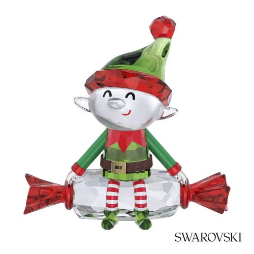 Corporate Gifts - Ornaments - Swarovski&reg; Holiday Cheers Dulcis Ornament -  Elf