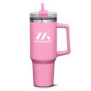 Benidorm Handle Travel Mug w/Straw - 40oz