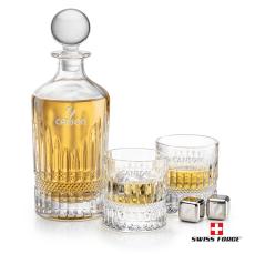 Hathaway Decanter Set & Ice Cubes - Barware