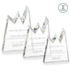 Alpine Clear Peaks Crystal Award - Awards and Trophies