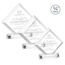 Belaire Clear on Alberton Base Diamond Crystal Award - Awards and Trophies