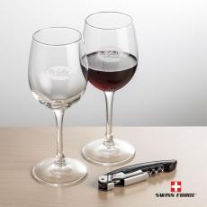 Employee Gifts - Swiss Force Opener & 2 Connoisseur Wine