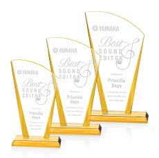 Merivale Gold Unique Crystal Award - Crystal Awards