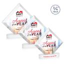 Belaire Full Color White on Alberton Base Diamond Crystal Award
