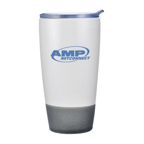 Promotional Products - Drinkware - Tumblers - Celosia Double Wall Ceramic Tumbler w/Lid - 12oz