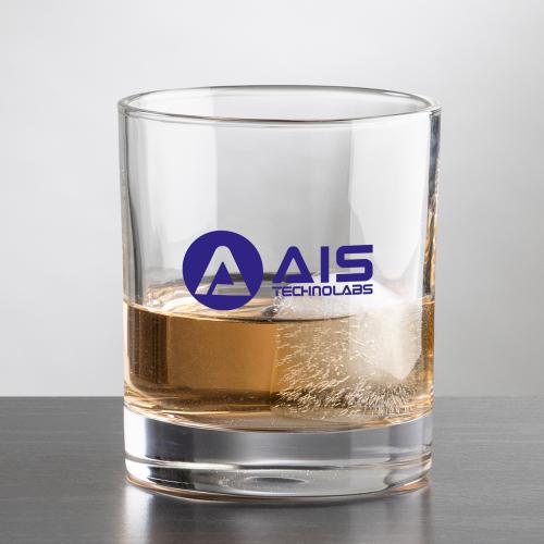 Corporate Gifts - Barware - On the Rocks Glasses - Hallsboro OTR - Imprinted