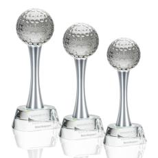 Employee Gifts - Willshire Golf Globe Crystal Award