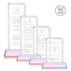Dalton Prismatic on Newhaven Rectangle Crystal Award - Awards and Trophies