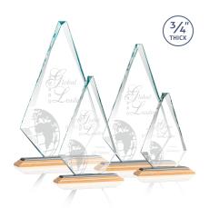 Windsor Bamboo/Black Diamond Wood Award - Crystal Awards