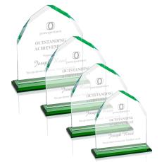Montibello Green  Peaks Crystal Award - Crystal Awards