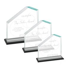 Fairmont Black  Peaks Crystal Award - Awards and Trophies