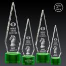 Springfield 3D Green on Marvel Base Diamond Crystal Award