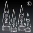Springfield 3D Clear on Paragon Base Diamond Crystal Award