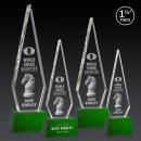 Springfield 3D Green on Robson Base Diamond Crystal Award