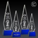 Springfield 3D Blue on Robson Base Diamond Crystal Award