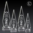 Springfield 3D Clear on Stanrich Base Diamond Crystal Award