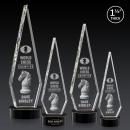 Springfield 3D Black on Stanrich Base Diamond Crystal Award