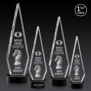 Springfield 3D Black on Stanrich Base Diamond Crystal Award
