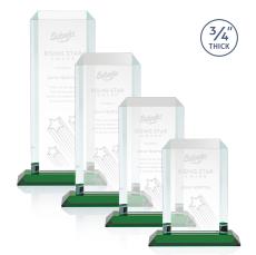 Dalton Green  Rectangle Crystal Award - Crystal Awards