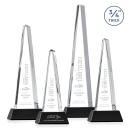 Majestic Tower Black on Newhaven Base Crystal Award